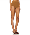 Women's Caramel Cashmere Underwear Lounge Set