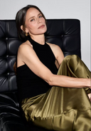 Womens Cashmere Halter Tank Top in Black