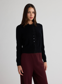 FREYA Cardigan With Lace Trim