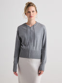 AGATHA Zip-up Hooded Sweater