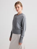 AGATHA Zip-up Hooded Sweater