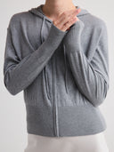 AGATHA Zip-up Hooded Sweater