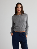 FREYA Cardigan With Lace Trim