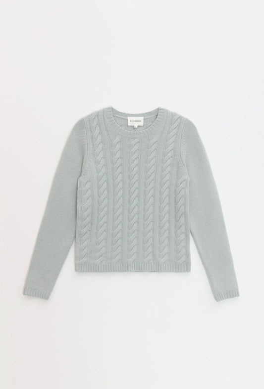 SAIGE CREWNECK CABLE KNIT