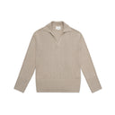 Women's V neck sweater in Taupe