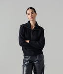 TORI HALF ZIP SWEATER
