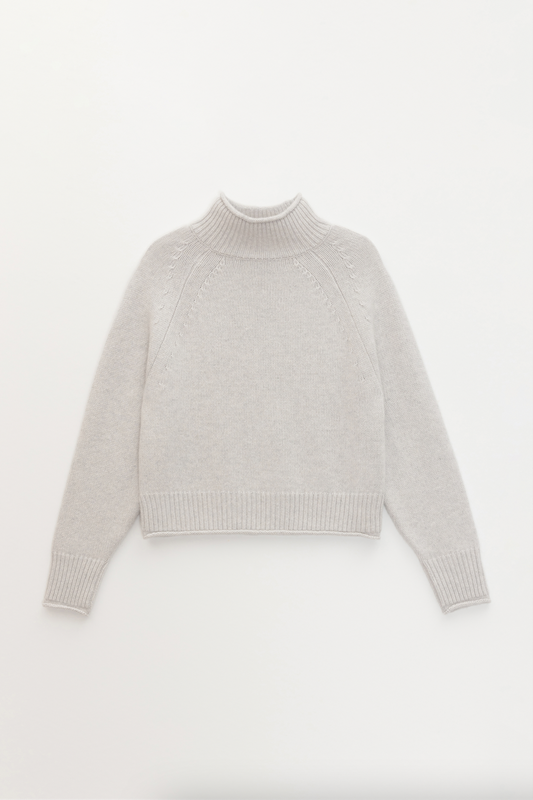 LANE MOCK NECK SWEATER