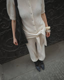 Women's cashmere joggers/ lounge pants & trousers/ lounge set in Black