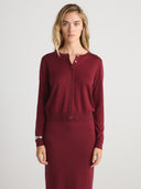 MIRA Cardigan Burgundy