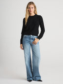 MABEL Puff-Sleeve Crewneck