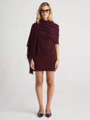 CELINA Cashmere Short Sleeve Burgundy