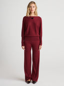 DEMI Sweatpants Burgundy