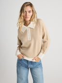 LEAH Polo Sweater