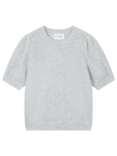 Women's Short Sleeve Cashmere Dress in Mist | Product View