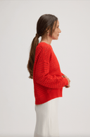 ABLESS Openwork Sweater - W.CASHMERE