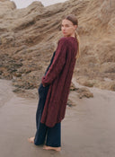 ANNE Cable Knit Cardigan - W.CASHMERE