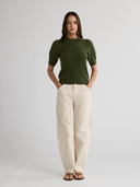 ARIA Short Sleeves - W.CASHMERE