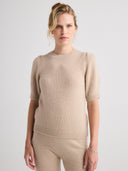ARIA Short Sleeves - W.CASHMERE