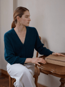 ASTRID Ribbed Cardigan - W.CASHMERE