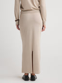 AUDREY Silk Cashmere Skirt - W.CASHMERE