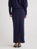 AUDREY Silk Cashmere Skirt - W.CASHMERE