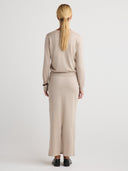AUDREY Silk Cashmere Skirt - W.CASHMERE