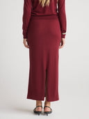 AUDREY Silk Cashmere Skirt - W.CASHMERE