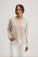 CORA Boat Neck Sweater - W.CASHMERE