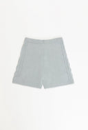 DANA CABLE KNIT SHORTS - W.CASHMERE