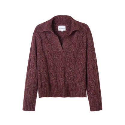 URI POLO CABLE KNIT SWEATER VIXEN