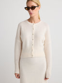 EDEN Cashmere Cardigan - W.CASHMERE