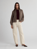 ESTELLE Shawl-Collar Cardigan - W.CASHMERE