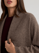 ESTELLE Shawl-Collar Cardigan - W.CASHMERE