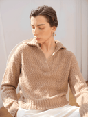 EVELYN Polo Sweater - W.CASHMERE