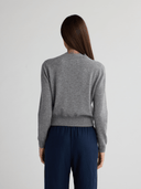 FREYA Cardigan With Lace Trim - W.CASHMERE