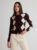 HONEY Argyle Cardigan - W.CASHMERE