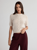 JASMINE Short Sleeves - W.CASHMERE