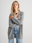 JENNIFER Midi Open Cardigan - W.CASHMERE