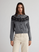 JOSEPHINE Fair Isle Cardigan - W.CASHMERE