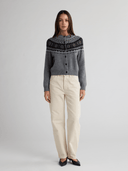 JOSEPHINE Fair Isle Cardigan - W.CASHMERE
