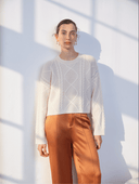 KINSLEY CABLE KNIT - W.CASHMERE
