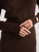 LAUREL Silk Cashmere Pullover - W.CASHMERE