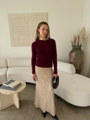 LAUREL Silk Cashmere Pullover - W.CASHMERE