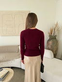 LAUREL Silk Cashmere Pullover - W.CASHMERE