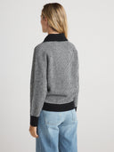 LEAH Polo Sweater - W.CASHMERE