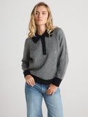 LEAH Polo Sweater - W.CASHMERE