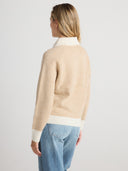 LEAH Polo Sweater - W.CASHMERE
