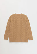 LUKA Cable Knit Cardigan - W.CASHMERE
