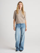 LUNA Polo Short Sleeves - W.CASHMERE