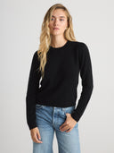 MABEL Puff-Sleeve Crewneck - W.CASHMERE